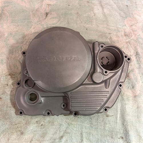 gallery5 A sand blasted Honda motorcycle engine casing